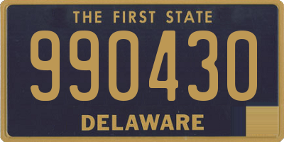 DE license plate 990430