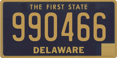 DE license plate 990466