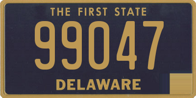 DE license plate 99047