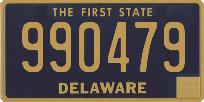 DE license plate 990479