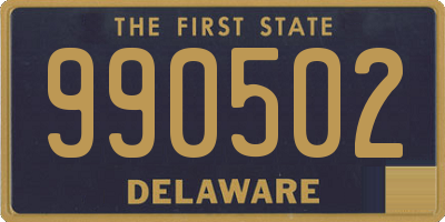 DE license plate 990502