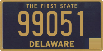 DE license plate 99051