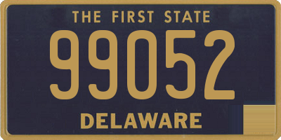 DE license plate 99052