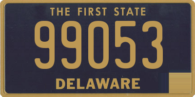 DE license plate 99053