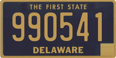 DE license plate 990541