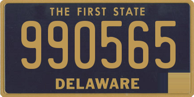 DE license plate 990565