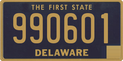 DE license plate 990601