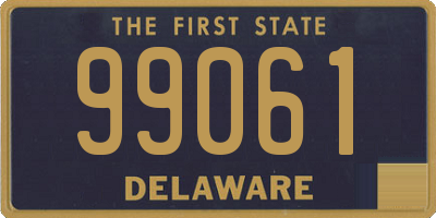 DE license plate 99061