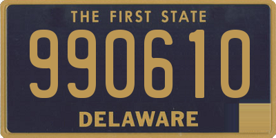 DE license plate 990610