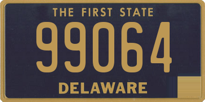 DE license plate 99064