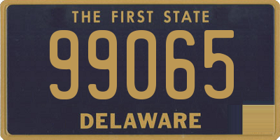 DE license plate 99065