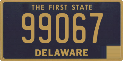 DE license plate 99067