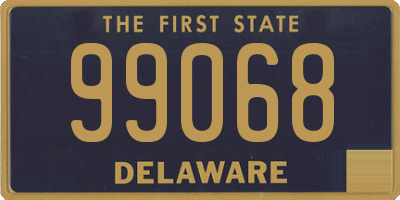 DE license plate 99068