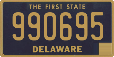 DE license plate 990695
