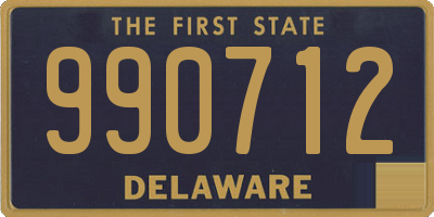 DE license plate 990712