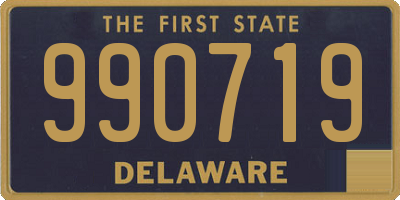 DE license plate 990719