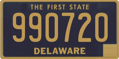 DE license plate 990720