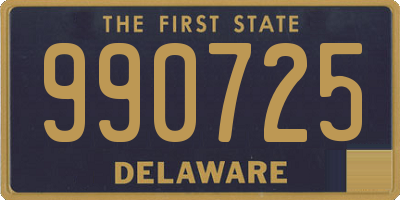 DE license plate 990725