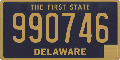 DE license plate 990746