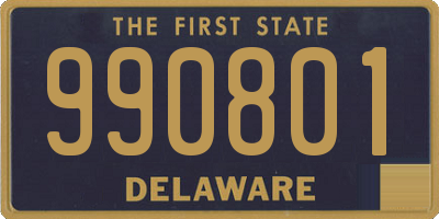 DE license plate 990801