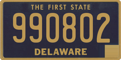 DE license plate 990802