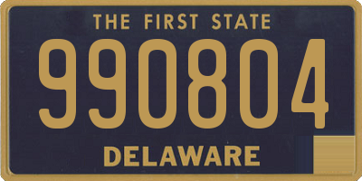 DE license plate 990804