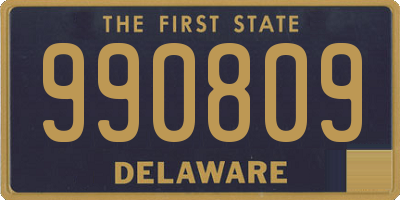 DE license plate 990809