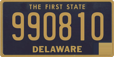 DE license plate 990810