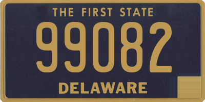 DE license plate 99082
