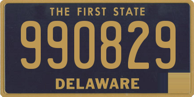 DE license plate 990829