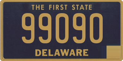 DE license plate 99090