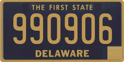 DE license plate 990906
