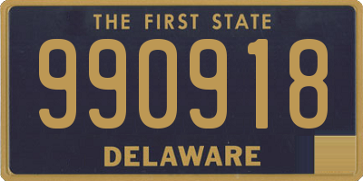 DE license plate 990918