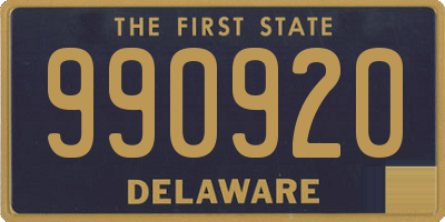 DE license plate 990920