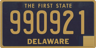 DE license plate 990921