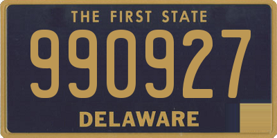 DE license plate 990927