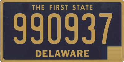 DE license plate 990937