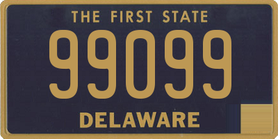 DE license plate 99099