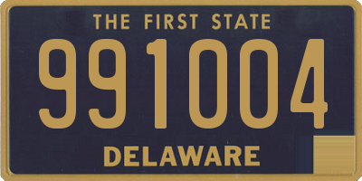 DE license plate 991004