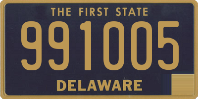 DE license plate 991005