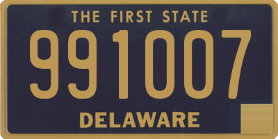 DE license plate 991007