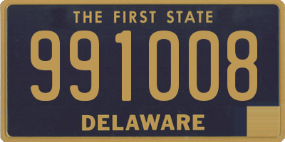 DE license plate 991008