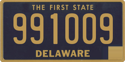 DE license plate 991009