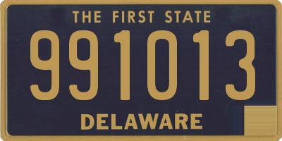 DE license plate 991013