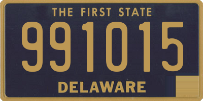 DE license plate 991015