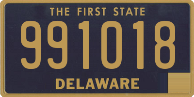 DE license plate 991018