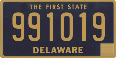 DE license plate 991019