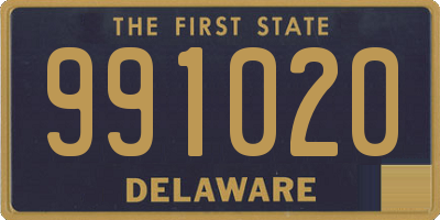 DE license plate 991020