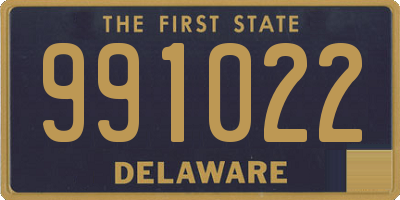 DE license plate 991022