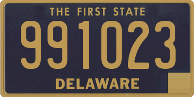 DE license plate 991023